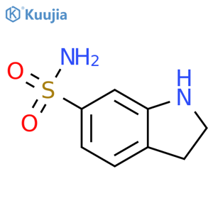 2,3-dihydro-1H-indole-6-sulfonamide structure