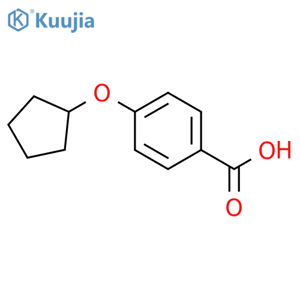 4-(cyclopentyloxy)benzoic Acid structure