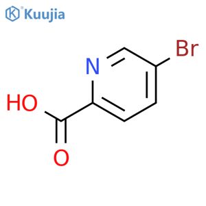 5-bromopyridine-2-carboxylic acid structure