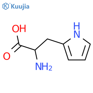 2-Amino-3-(1H-pyrrol-2-yl)propanoic acid structure