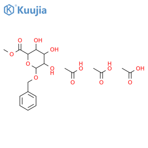 Benzyl b-D-Glucopyranosiduronic Acid Methyl Ester Triacetate structure