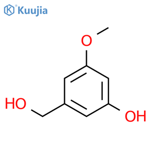 Benzenemethanol,3-hydroxy-5-methoxy- structure