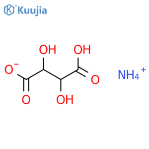 Ammonium bitartrate structure