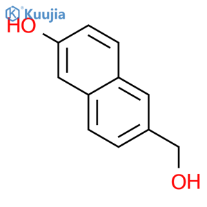 6-(Hydroxymethyl)-2-naphthol structure