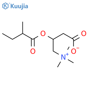 3-((2-Methylbutanoyl)oxy)-4-(trimethylammonio)butanoate structure