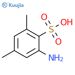 Benzenesulfonic acid, 2-amino-4,6-dimethyl- structure