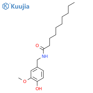 N-Vanillyldecanamide structure