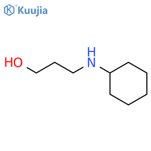 3-(cyclohexylamino)propan-1-ol structure