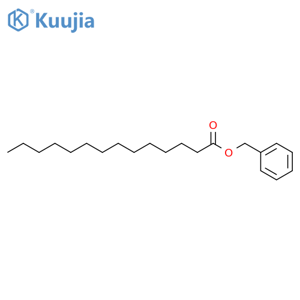 Tetradecanoic acid,phenylmethyl ester structure