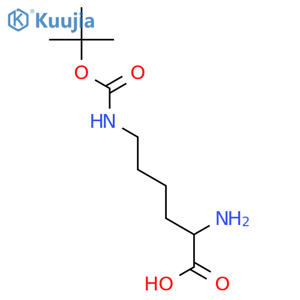 Nε-Boc-D-lysine structure