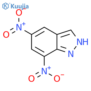 1H-Indazole,5,7-dinitro- structure