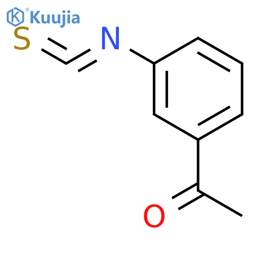 3-Acetylphenyl isothiocyanate structure