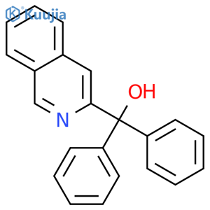 isoquinoline-3-yl diphenyl methanol structure