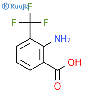 2-Amino-3-(trifluoromethyl)benzoic acid structure