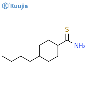 Cyclohexanecarbothioamide,4-butyl- structure