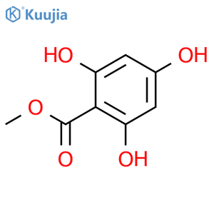 Methyl 2,4,6-trihydroxybenzoate structure