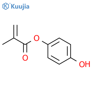 2-Propenoic acid,2-methyl-, 4-hydroxyphenyl ester structure