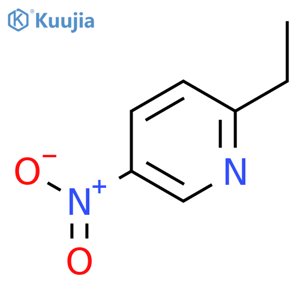 2-ethyl-5-nitro-pyridine structure