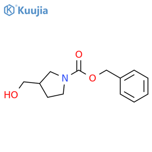 Benzyl 3-(hydroxymethyl)pyrrolidine-1-carboxylate structure