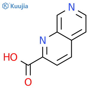 1,7-Naphthyridine-2-carboxylic acid structure