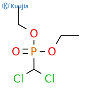 Phosphonic acid, (dichloromethyl)-, diethyl ester structure