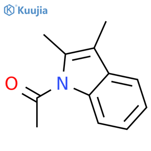 1-(2,3-dimethyl-1H-indol-1-yl)-Ethanone structure