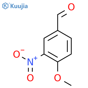 4-Methoxy-3-nitrobenzaldehyde structure