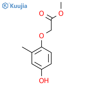 methyl 2-(4-hydroxy-2-methyl-phenoxy)acetate structure