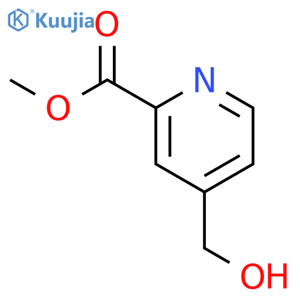 methyl 4-(hydroxymethyl)pyridine-2-carboxylate structure