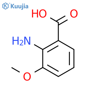 2-Amino-3-methoxybenzoic acid structure