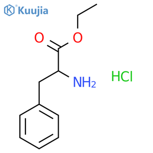 Ethyl L-phenylalaninate hydrochloride structure