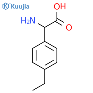 2-Amino-2-(4-ethylphenyl)acetic Acid structure