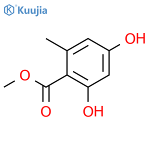 Methyl 2,4-dihydroxy-6-methylbenzoate structure