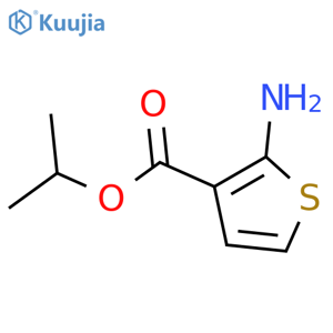 Isopropyl 2-aminothiophene-3-carboxylate structure