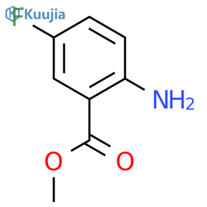 Methyl 2-amino-5-fluorobenzoate structure