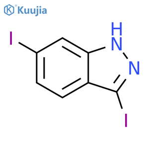 3,6-Diiodo-1H-indazole structure