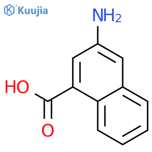 3-aminonaphthalene-1-carboxylic acid structure