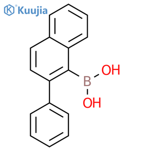 (2-phenylnaphthalen-1-yl)boronic acid structure