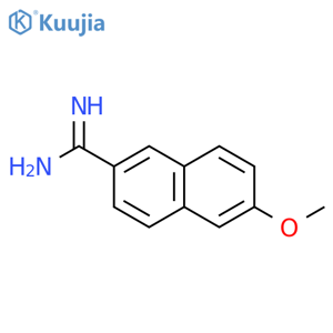 6-methoxynaphthalene-2-carboximidamide structure