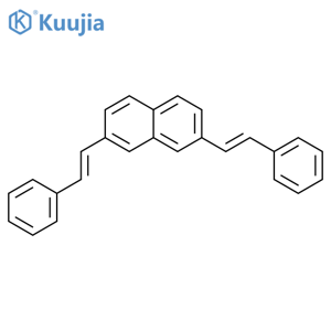 Naphthalene,2,7-bis(2-phenylethenyl)- structure