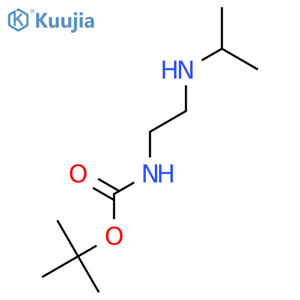 tert-butyl N-{2-[(propan-2-yl)amino]ethyl}carbamate structure