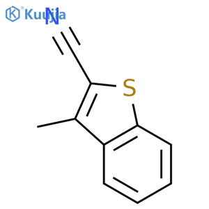 3-Methylbenzobthiophene-2-carbonitrile structure