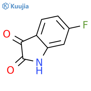 6-fluoro-2,3-dihydro-1H-indole-2,3-dione structure