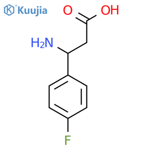 3-Amino-3-(4-fluorophenyl)propanoic Acid structure