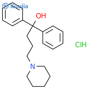 Diphenidol hydrochloride structure