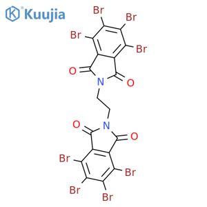 Ethylenebistetrabromophthalimide structure