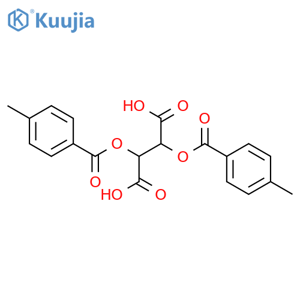 (-)-Di-p-toluoyl-L-tartaric Acid structure