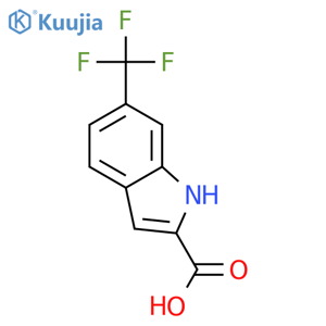 6-(Trifluoromethyl)-1H-indole-2-carboxylic acid structure