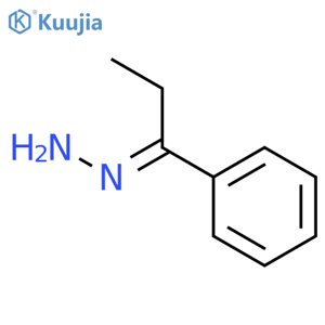 1-Propanone, 1-phenyl-, hydrazone structure