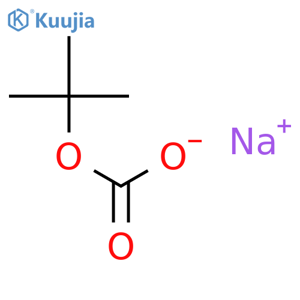 Carbonic acid,mono(1,1-dimethylethyl) ester, sodium salt (9CI) structure